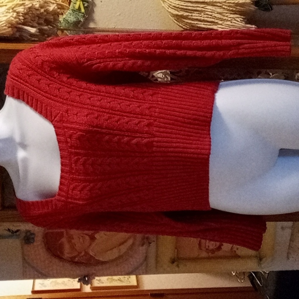 Vintage 80's,Sexy,Boat Neck,Off Shoulder,Heavy Cable Knit,Hot Pink,Crop Sweater